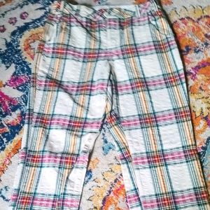Free people plaid pants